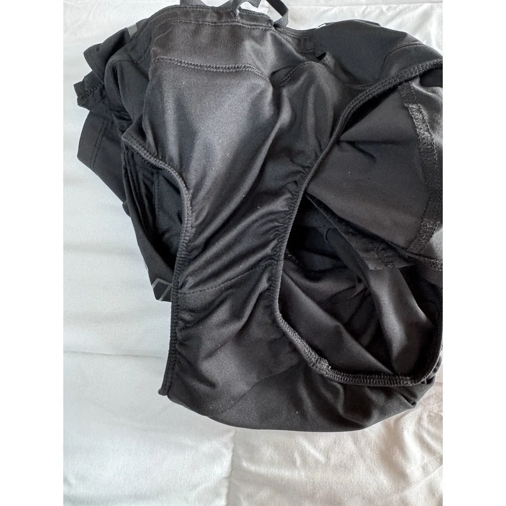 Nike Pro Fit Black Just Do It Running Shorts Women Size Medium, Drawstring